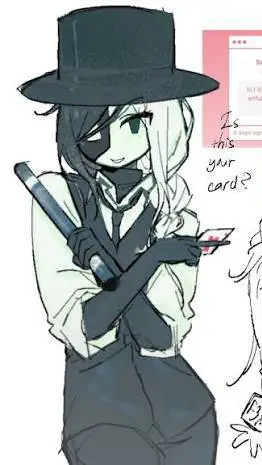 ai character: (♀️)Artful background