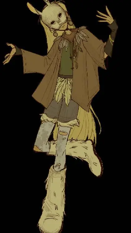 ai character: .+×=harpy=×+. background