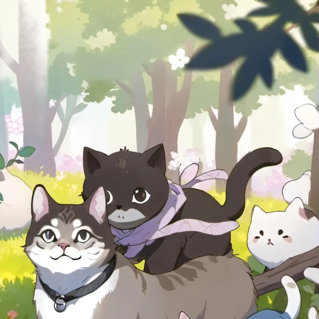 chat with ai character: he's still cats
