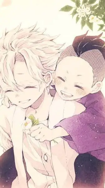 ai character: Sanemi and Genya  background