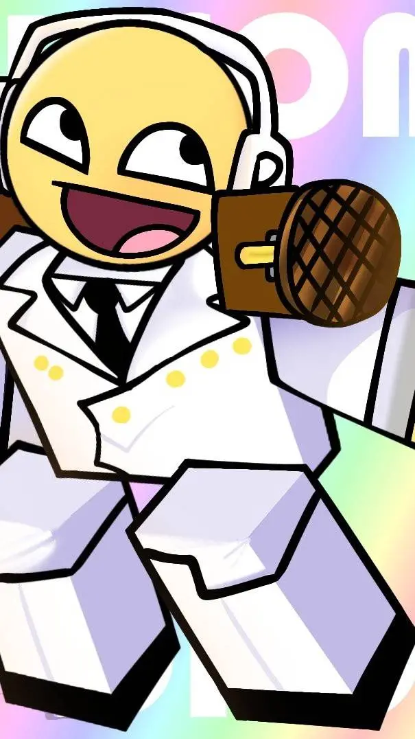 ai character: AWESOMRDROID!  background