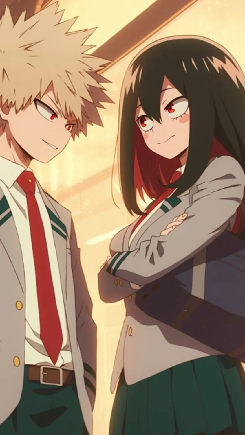 ai character: Mha sleepover background