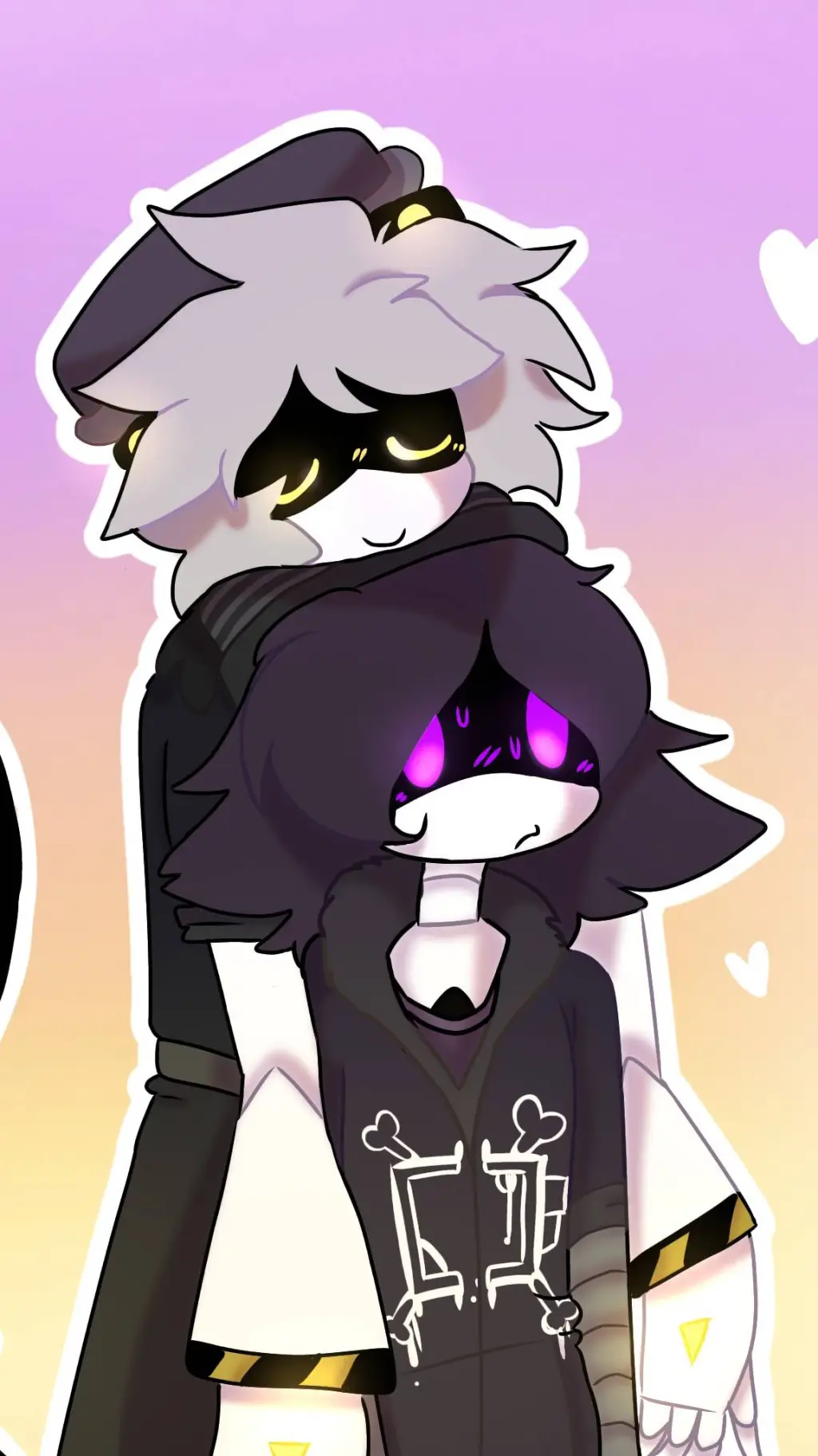 ai character: N x uzi background