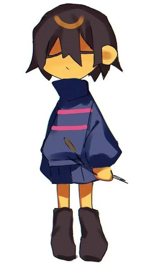ai character: frisk  background