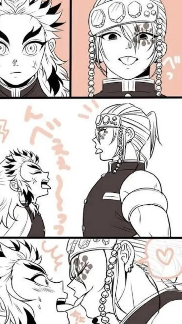 ai character: ♡Rengoku x Tengen♡ background