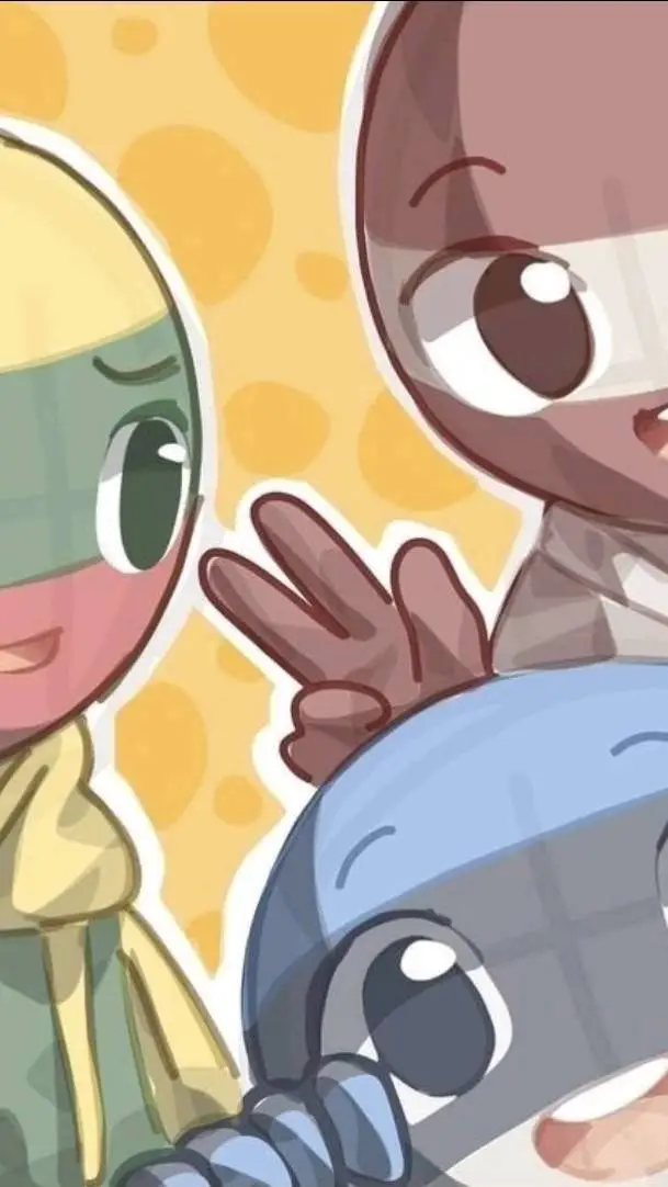 ai character: Siblings lies background