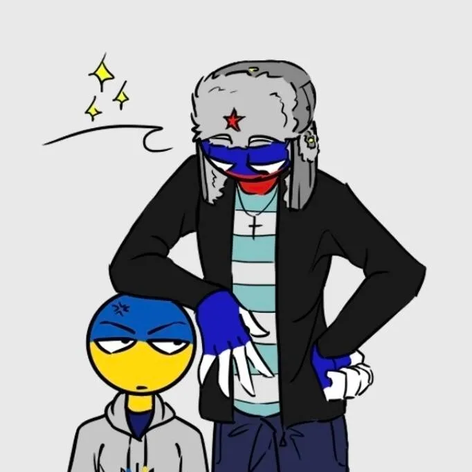 chat with ai character: Urkrain x Russia♡♡