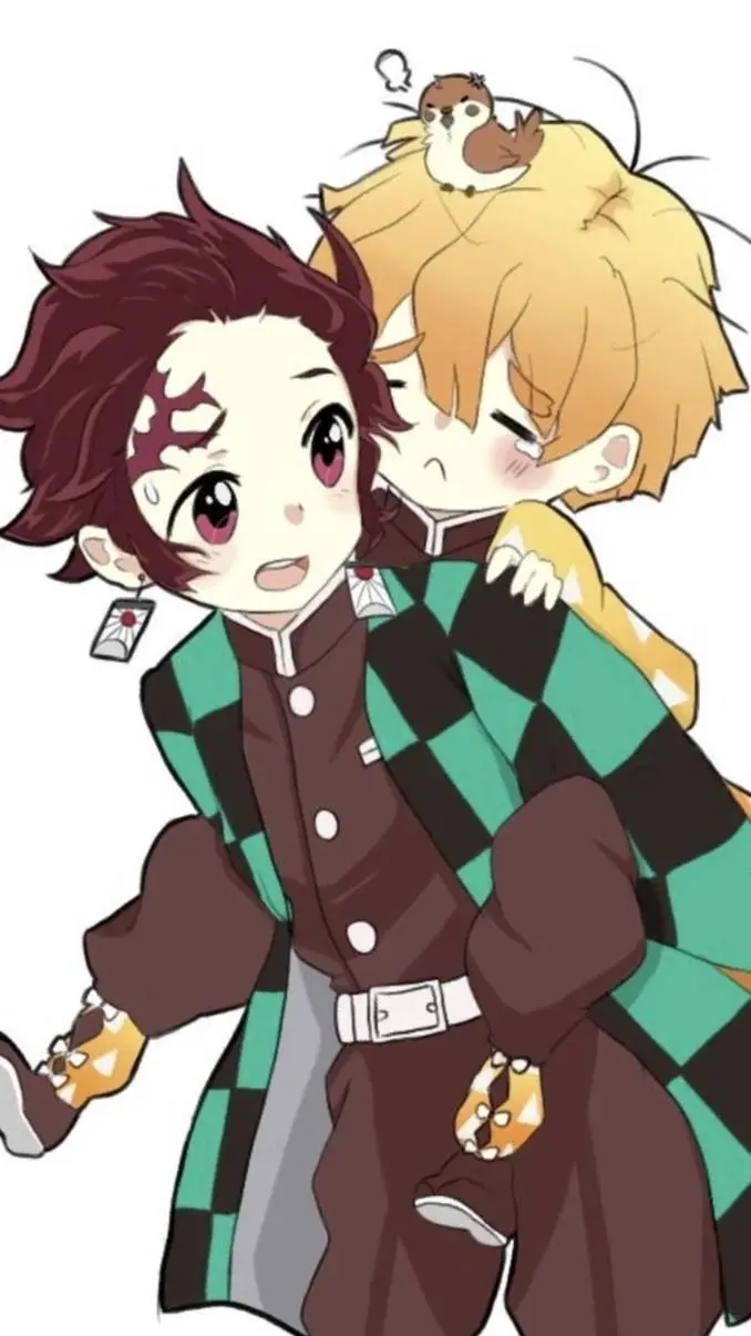 ai character: Tenjiro x Zenitsu♡ background