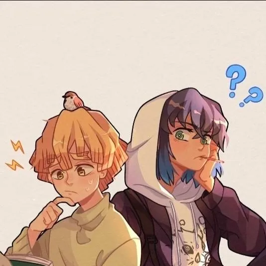 chat with ai character: Inosuke x Zenitsu♡