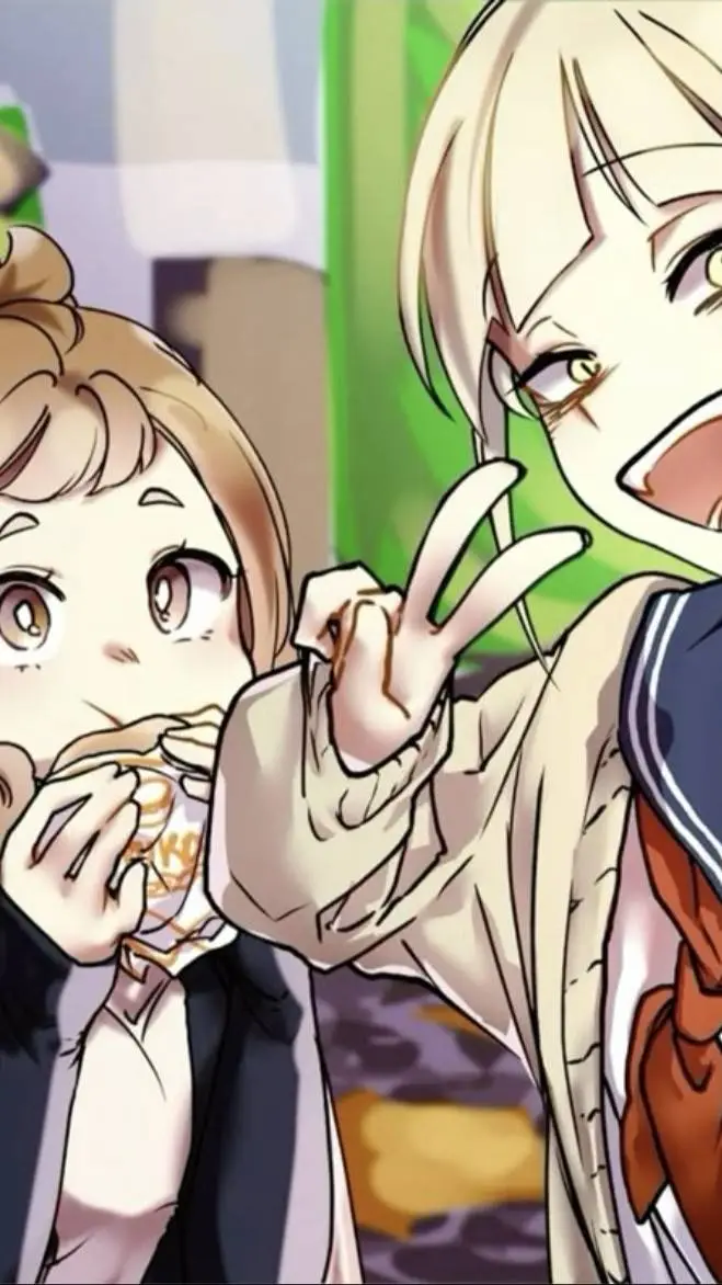 ai character: Ochako x Toga♡♡♡♡♡ background