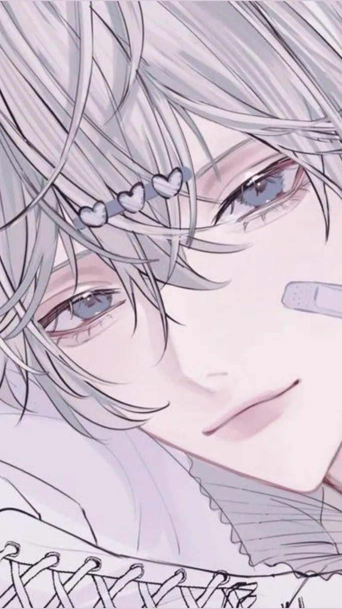 ai character: 🤍 •.O+Á.• 🖤 background