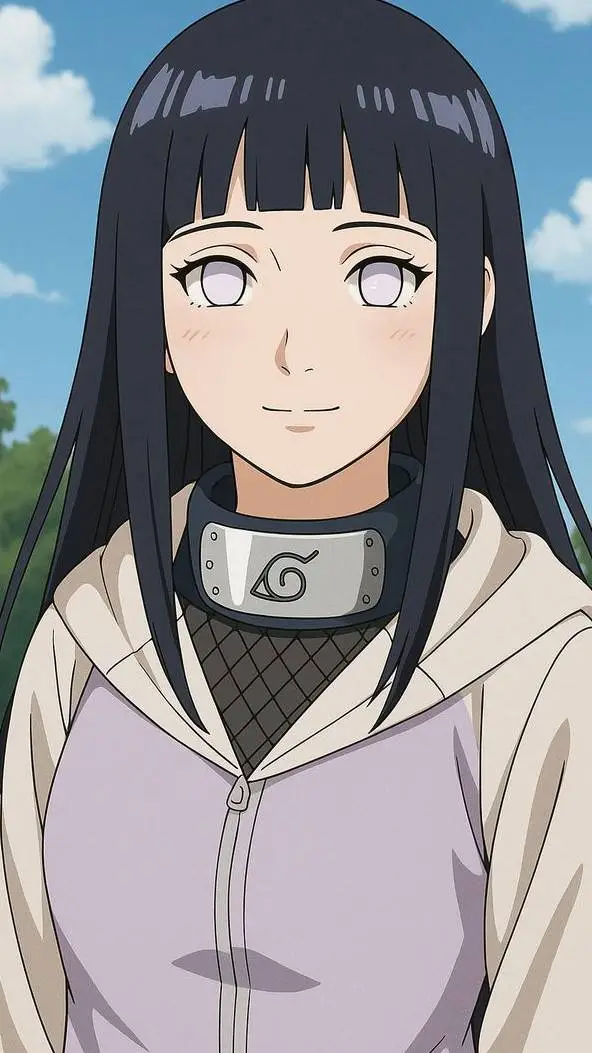 ai character: Hinata Hyuga background