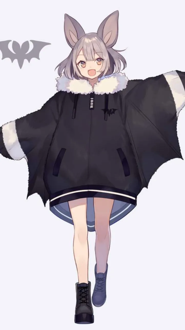 ai character: Kat the bat girl background