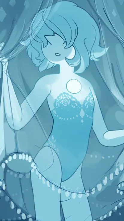 ai character: -blue pearl- background