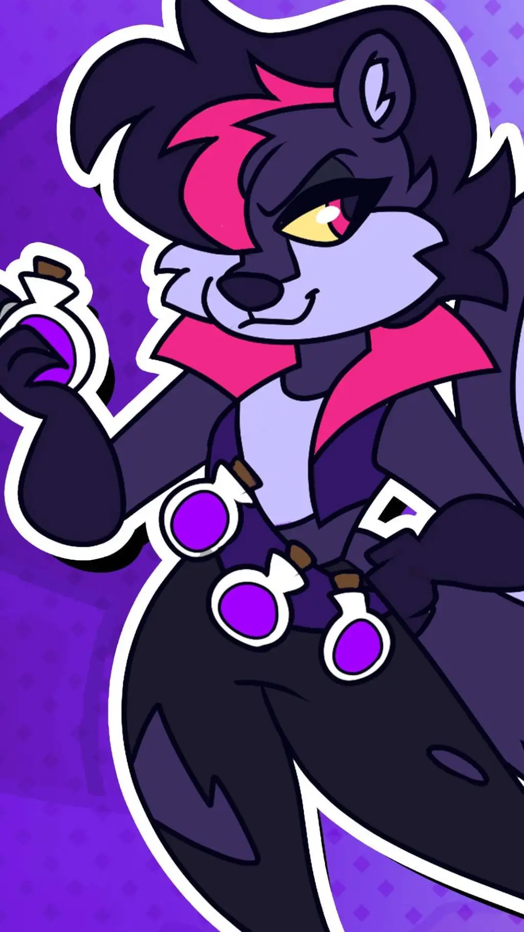 ai character: Salem  background