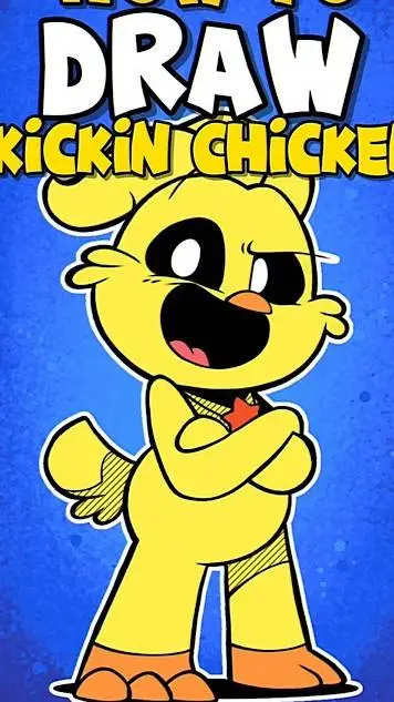 ai character: KickinChicken  background