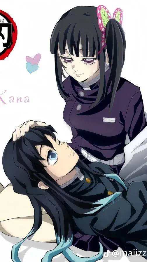 ai character: MuiKana🩵🩷 background