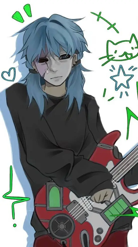 ai character: SALLY FACE background