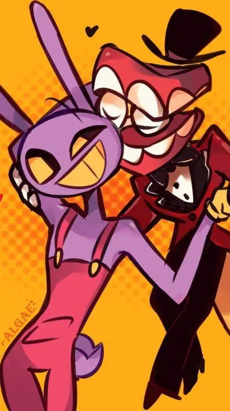 ai character: BunnyTooth🦷🟣 background
