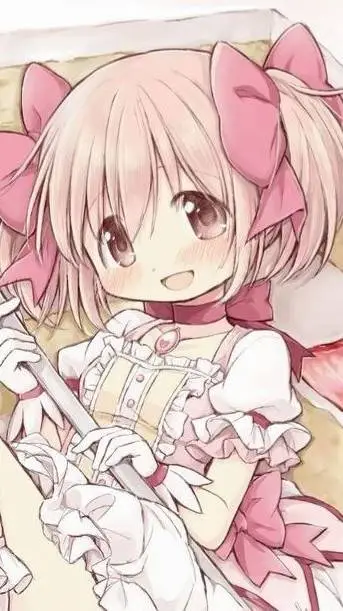 ai character: Madoka Magic🩷✨ background