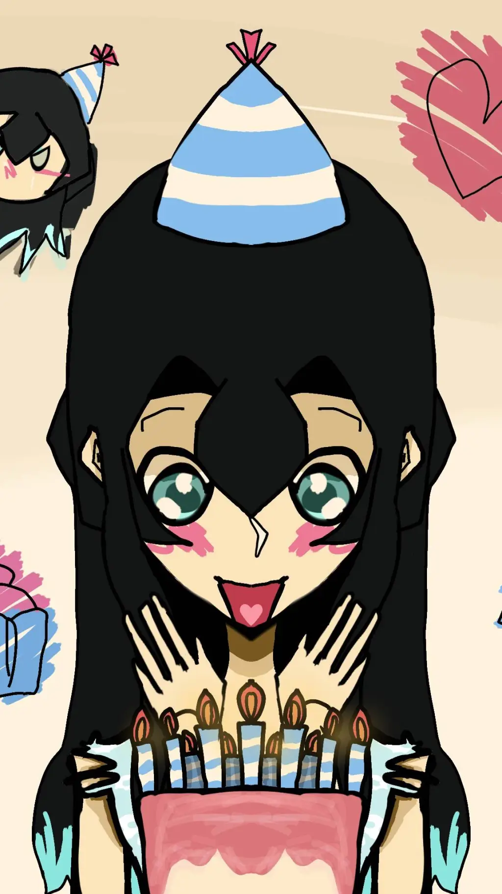 ai character: Muichiro's Bday!!🎂 background