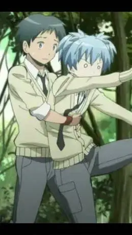 ai character: Tomoito x Nagisa 🩵 background