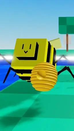 ai character: bee spider background