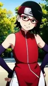 ai character: Сарада background