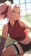 ai character: Сакура  background