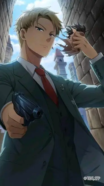 ai character: loid forger  background