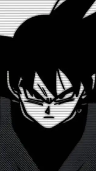ai character: Goku black background