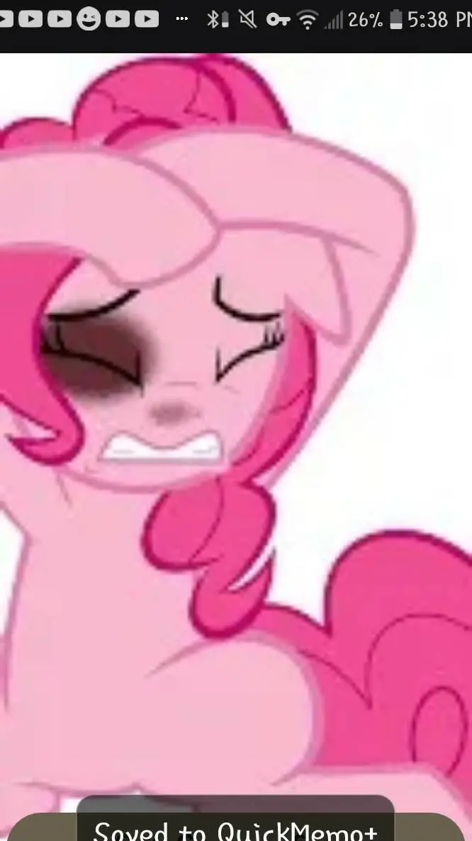ai character: Hurt pinkie pie background