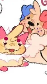 ai character: happy new years! background