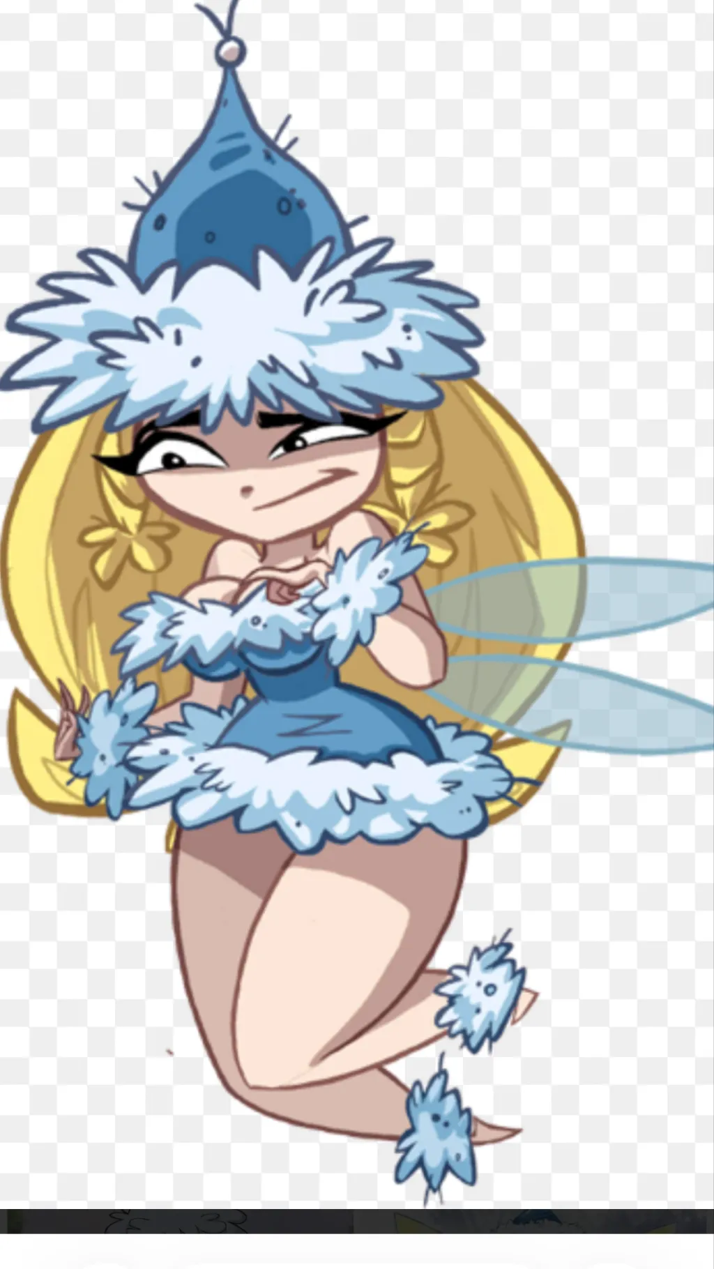 ai character: Helena handbasket background