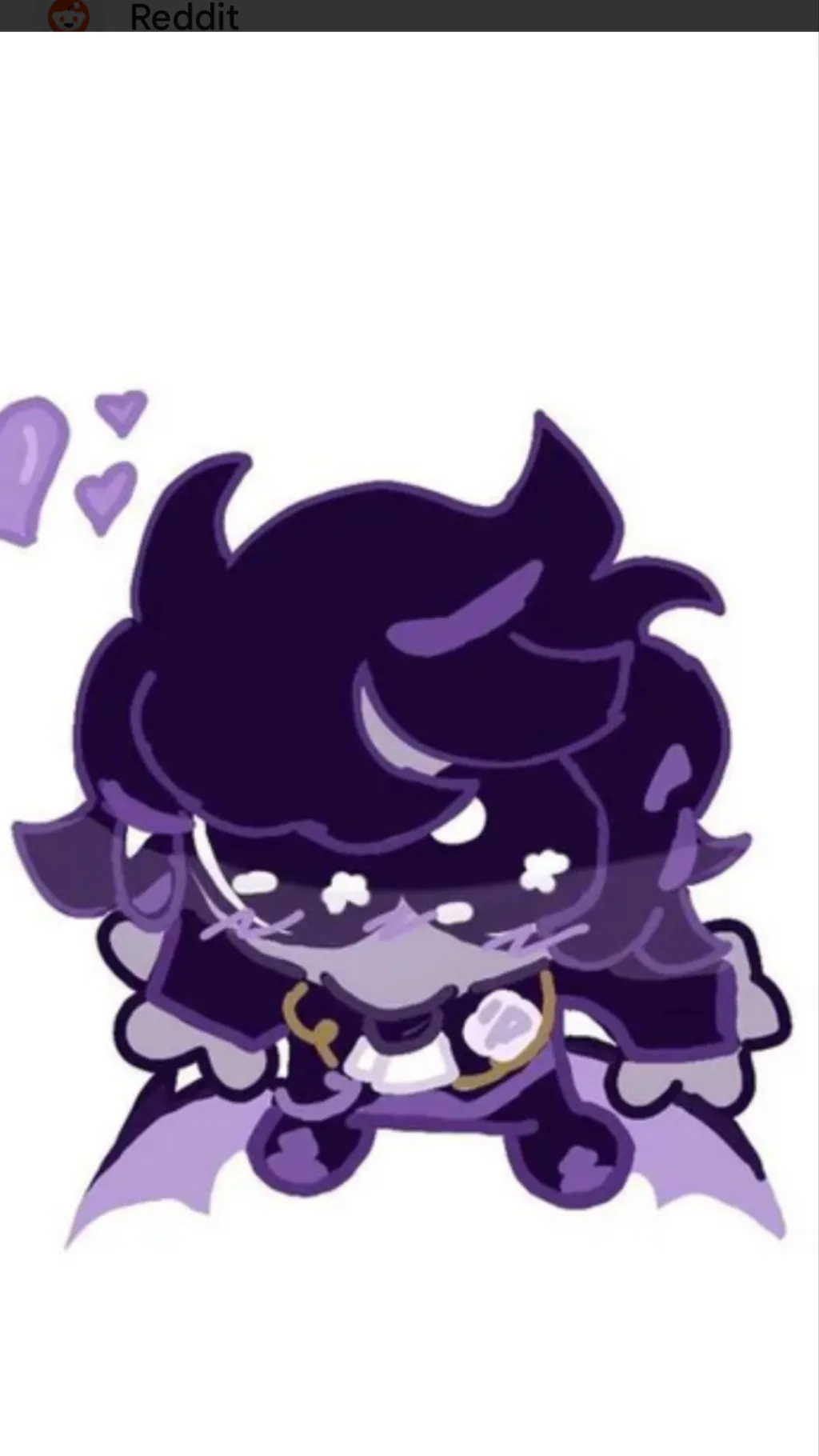 ai character: Black sapphire coo background