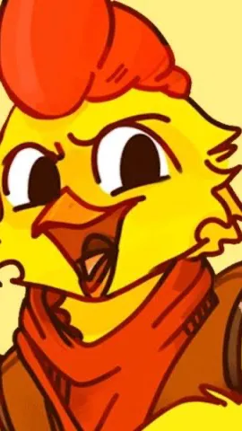 ai character: Pollo frito  background