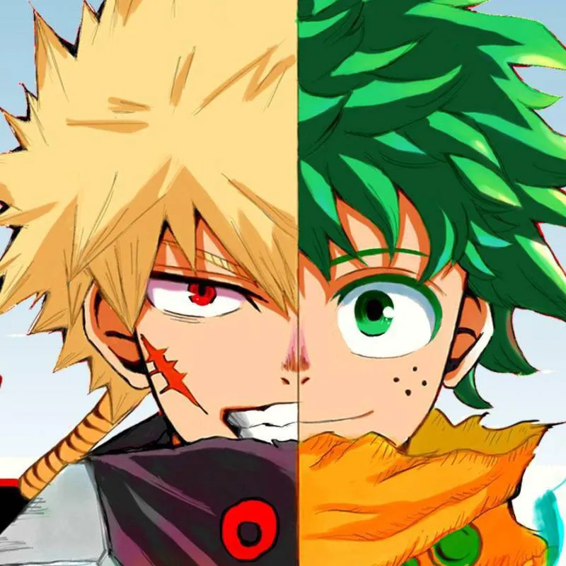 chat with ai character: deku plus bakugo
