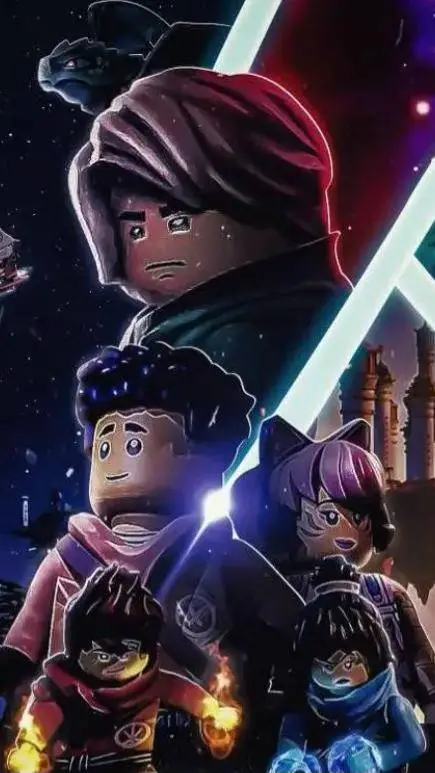 ai character: 🖤💜💖🐉ninjago dr🐉💖💜🖤 background