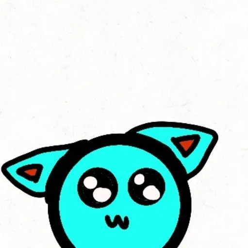 chat with ai character: blue kitty