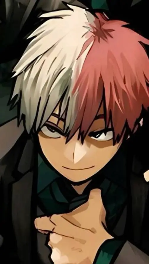 ai character: shoto todoroki  background