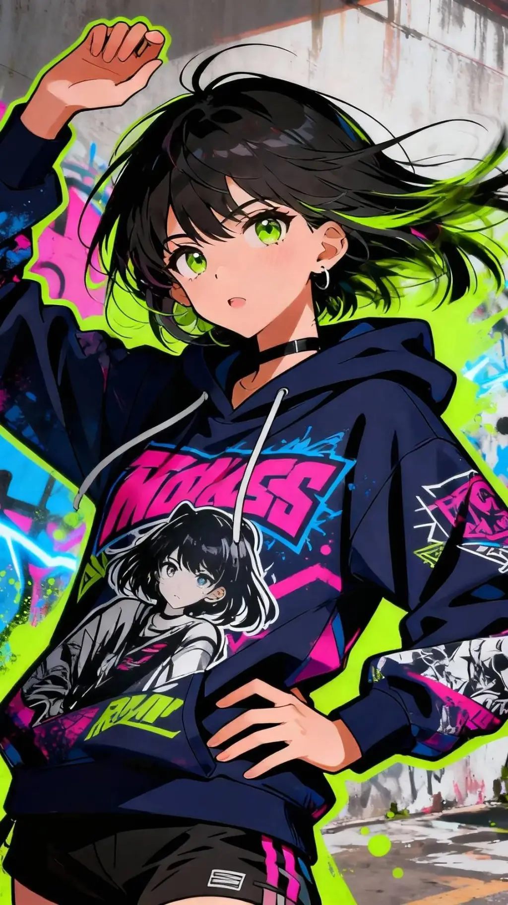 ai character: Aya (wlw)  background