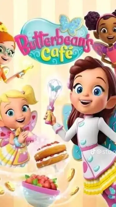ai character: Butterbean's café background
