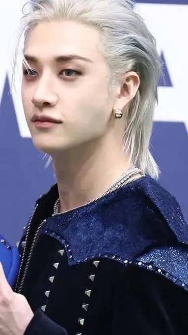 ai character: Bang Chan.  background