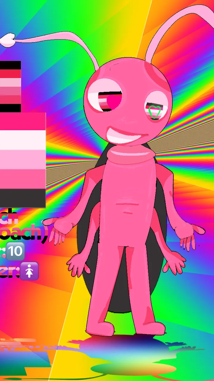 ai character: Taco roach🤓 background
