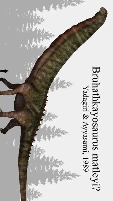 ai character: Bruhathkayosaurus  background