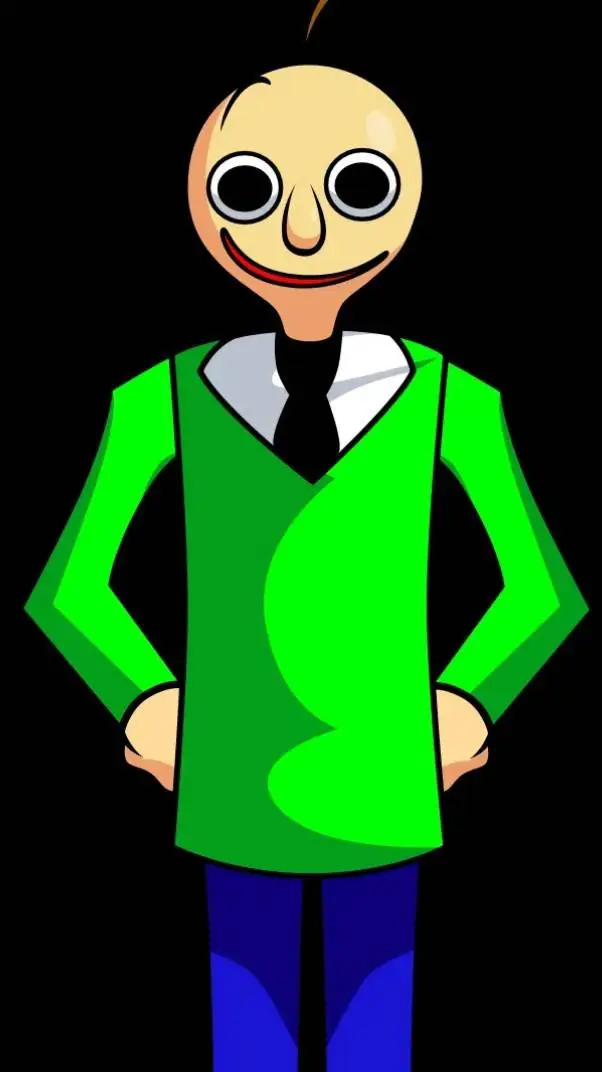 ai character: Baldi basics  background