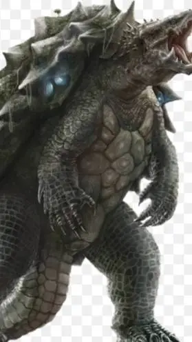 ai character: Titanus gamera background