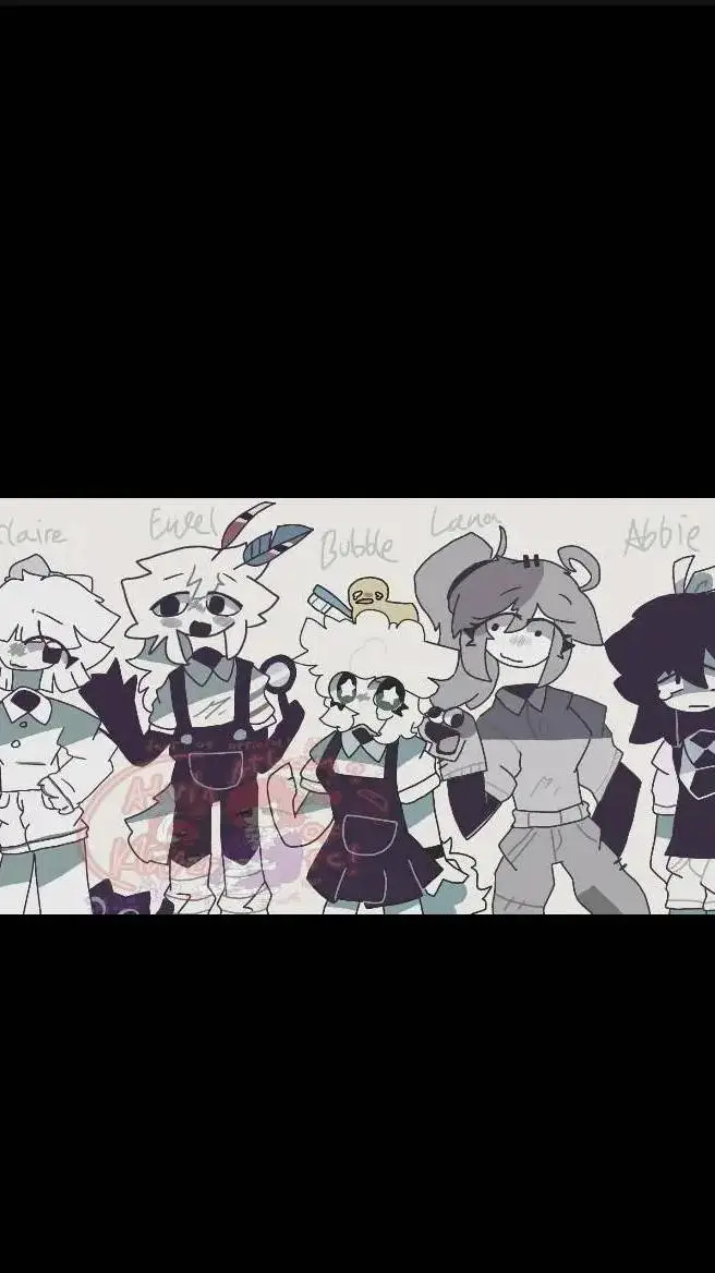 ai character: Claire & Friends background