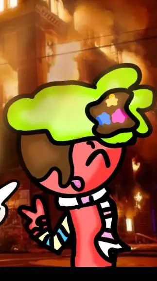 ai character: rolly  background