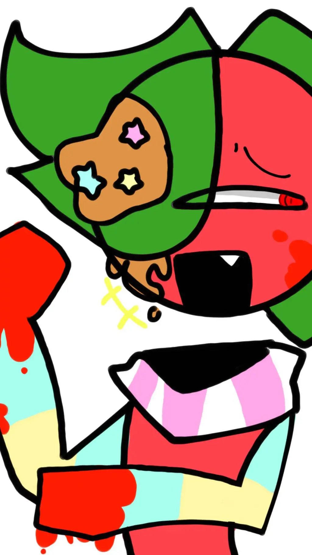 ai character: rolly is crazy background